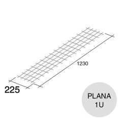 Malla acero plana refuerzo Concrehaus 225mm x 1230mm