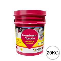 Weber techos F blanco x 20kg