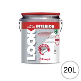 Pintura latex acrilico Look interior blanco mate balde x 20l