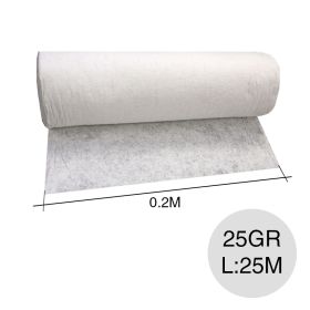 Venda no tejida poliester geotextil 25gr rollo x 200mm x 25m