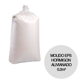 Molido granulado EPS hormigon alivianado especial x bolsa x 0.2m³