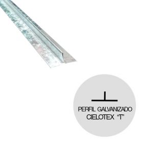 Perfil cielorraso Cielotex T galvanizado 2000mm
