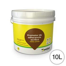 Promotor adherencia acrilico Weber Primer blanco balde x 10l