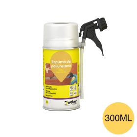 Espuma poliuretano expansiva Weber espuma PU aerosol x 300ml