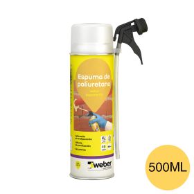 Espuma poliuretano expansiva Weber espuma PU aerosol x 500ml
